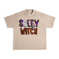 French Oak Salty Witch Urban Heavy Tee - CowhideDigitalArt
