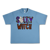 Pebble Blue Salty Witch Urban Heavy Tee - CowhideDigitalArt