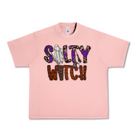 Salmon Salty Witch Urban Heavy Tee - CowhideDigitalArt