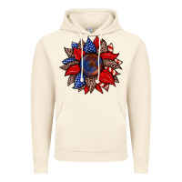 Vintage Artic American flag leopard sunflower Vintage Hoodie - Zillion Design Studio