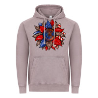 Vintage Zinc American flag leopard sunflower Vintage Hoodie - Zillion Design Studio