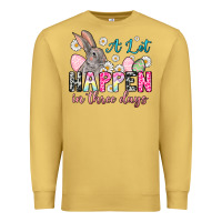 Antique Gold A lot can happen in three days Premium Sweatshirt - NancyCooperArtShop