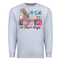 Heather Grey A lot can happen in three days Premium Sweatshirt - NancyCooperArtShop