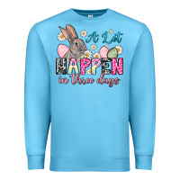 Ocean Blue A lot can happen in three days Premium Sweatshirt - NancyCooperArtShop