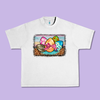 Easter Egg Background Urban Heavy Tee Designed By Barkaloodesign