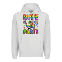 Dove Grey love is about hearts not parts Premium Hoodie - LillyAllenDesigns
