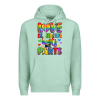 Seafoam love is about hearts not parts Premium Hoodie - LillyAllenDesigns