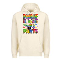 Tofu love is about hearts not parts Premium Hoodie - LillyAllenDesigns