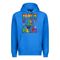 True Royal love is about hearts not parts Premium Hoodie - LillyAllenDesigns