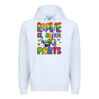 White love is about hearts not parts Premium Hoodie - LillyAllenDesigns