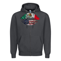 Smoke mexico usa lips Zipper Hoodie - AdoDesignShop