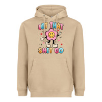 Mushroom let that shit go Heavyweight Hoodie - MaliasSmallBusiness