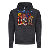 Vintage Black small town usa Vintage Hoodie - Zillion Design Studio