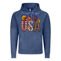 Vintage Denim small town usa Vintage Hoodie - Zillion Design Studio