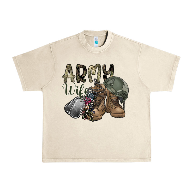 Army Wife Urban Heavy Tee by SublimationCraftShop | Teevron