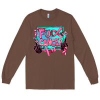 Chestnut fuck cancer Long Sleeve Tee - AdoDesignShop