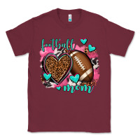 Burgundy football mom Classic Tee - AdoDesignShop