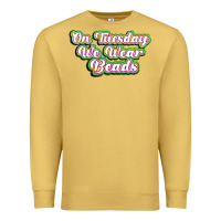 Antique Gold on tuesday we wear beads Premium Sweatshirt - MaliasSmallBusiness