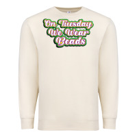 Sandshell on tuesday we wear beads Premium Sweatshirt - MaliasSmallBusiness