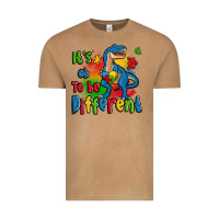 Vintage Camel it's ok to be different autism trex Vintage Tee - Zillion Design Studio