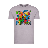 Vintage Zinc it's ok to be different autism trex Vintage Tee - Zillion Design Studio