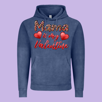 Mama Is My Valentine Vintage Hoodie Designed By Ranaportraitstore