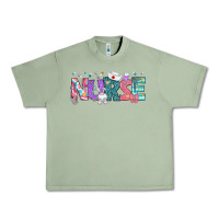 Oil Green Easter Nurse Easter Day Urban Heavy Tee - Neo Western