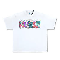 White Easter Nurse Easter Day Urban Heavy Tee - Neo Western