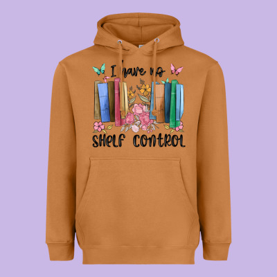 I Have No Shelf Control Heavyweight Hoodie Designed By Maliassmallbusiness