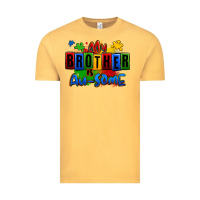 Vintage Mustard my brother is ausome autism Vintage Tee - Zillion Design Studio