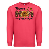 Cardinal being a mom makes my life complete Premium Sweatshirt - MaliasSmallBusiness