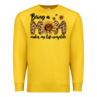 Lemon being a mom makes my life complete Premium Sweatshirt - MaliasSmallBusiness