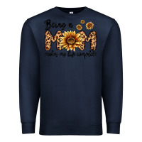 Navy being a mom makes my life complete Premium Sweatshirt - MaliasSmallBusiness