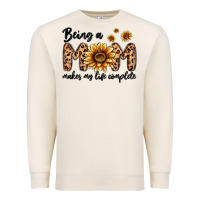 Sandshell being a mom makes my life complete Premium Sweatshirt - MaliasSmallBusiness