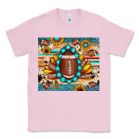 Bubblegum Pink football cowhide sunflower Classic Tee - JahusDesignShop