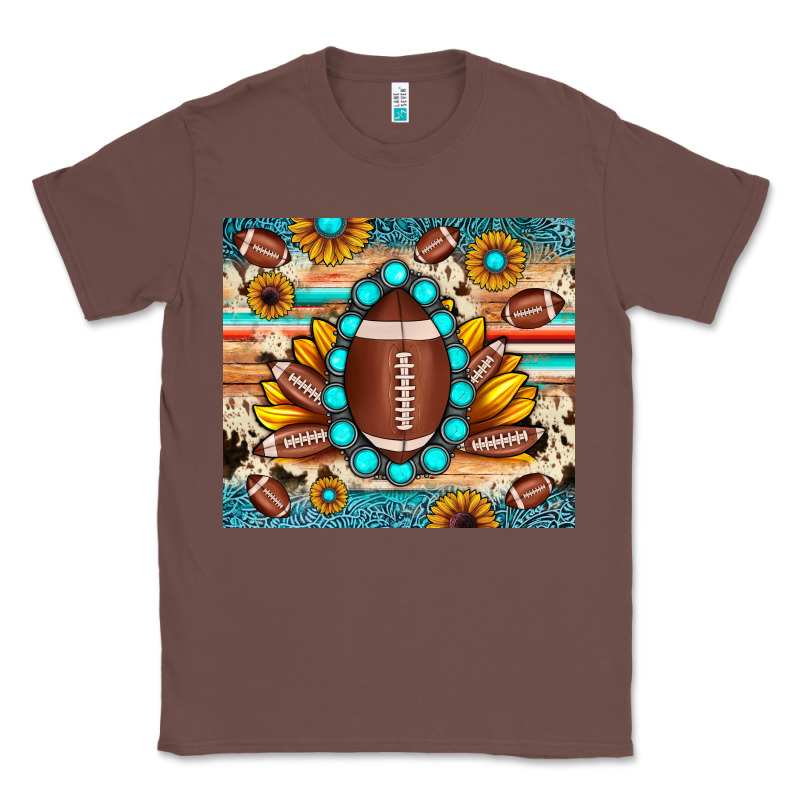 Football Cowhide Sunflower Classic Tee by JahusDesignShop | Teevron