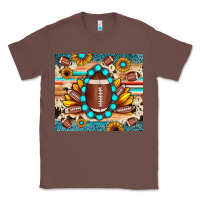 Chestnut football cowhide sunflower Classic Tee - JahusDesignShop