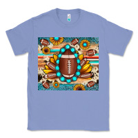 Colony Blue football cowhide sunflower Classic Tee - JahusDesignShop
