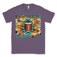 Lavender football cowhide sunflower Classic Tee - JahusDesignShop