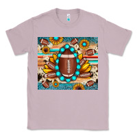 Lilac football cowhide sunflower Classic Tee - JahusDesignShop