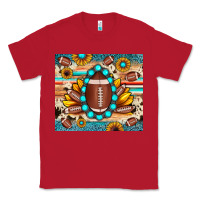 Red football cowhide sunflower Classic Tee - JahusDesignShop