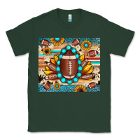 Sports Green football cowhide sunflower Classic Tee - JahusDesignShop