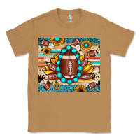 Toasted Coconut football cowhide sunflower Classic Tee - JahusDesignShop