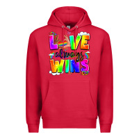 Cardinal love always wins Premium Hoodie - LillyAllenDesigns