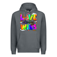 Rock love always wins Premium Hoodie - LillyAllenDesigns