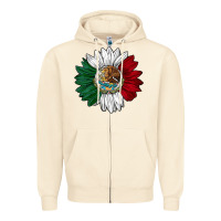 Sandshell mexico sunflower Zipper Hoodie - AdoDesignShop