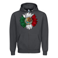 Smoke mexico sunflower Zipper Hoodie - AdoDesignShop