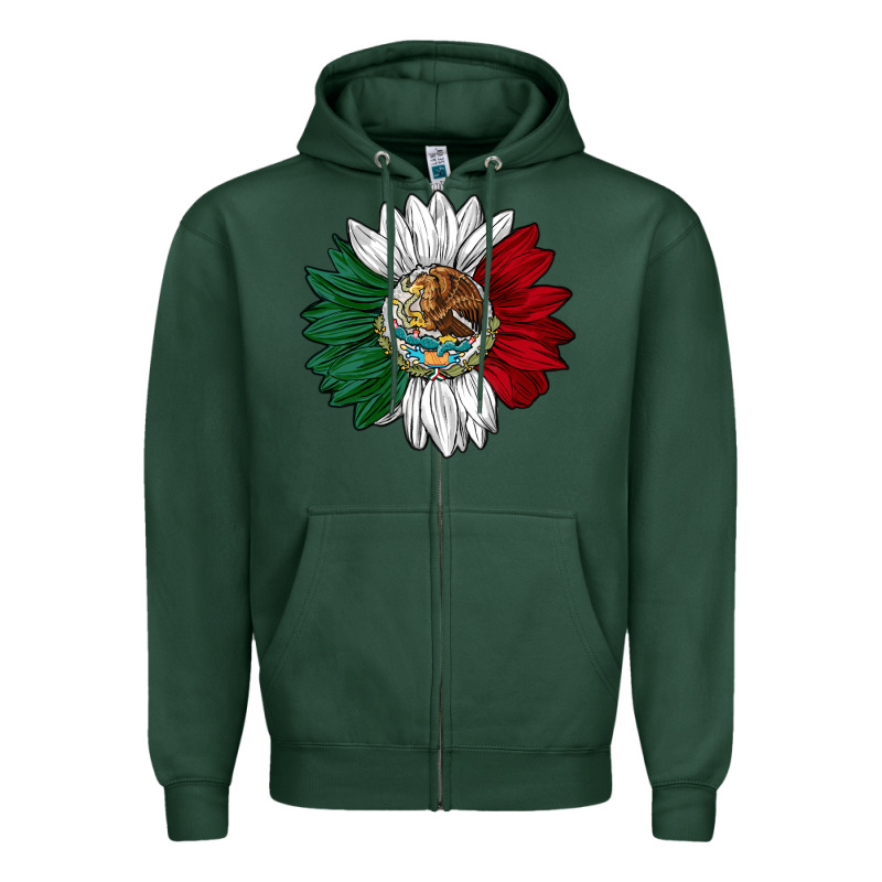 Mexico Sunflower Zipper Hoodie by AdoDesignShop | Teevron