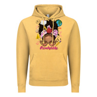 Vintage Mustard afro messy bun teacherlife Vintage Hoodie - texasbilliewilder