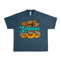 Midnight Navy she's a sunflower beautiful fierce free Urban Heavy Tee - HRA Design Shop